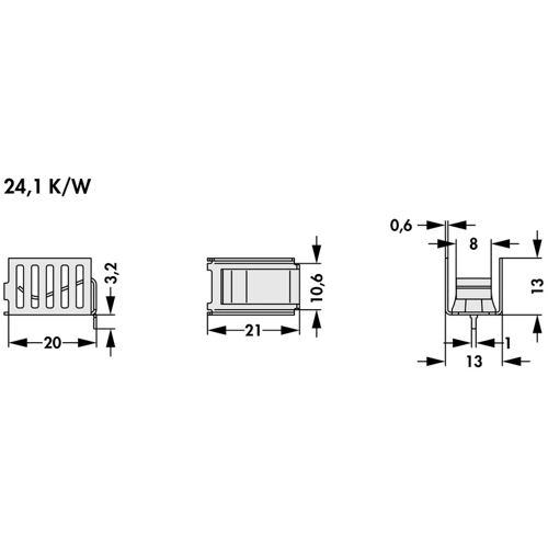 FK 261 MI 220 H Fischer Elektronik Kühlkörper Bild 2