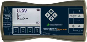 PROFITEST PV SUN MEMO Gossen Metrawatt VDE-Tester, Installationstester, Isolationsmessgeräte