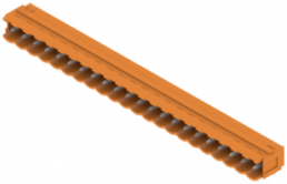 Stiftleiste, 22-polig, RM 5 mm, abgewinkelt, orange, 1581060000
