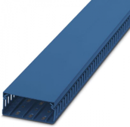 Verdrahtungskanal, (L x B x H) 2000 x 100 x 40 mm, PVC, blau, 3240322