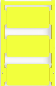 Polyamid Gerätemarkierer, (L x B) 60 x 30 mm, gelb, 30 Stk