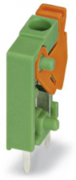 Leiterplattenklemme, 1-polig, RM 3.81 mm, 0,14-1,0 mm², 12 A, Federklemmanschluss, grün, 1789647