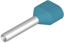 Isolierte Aderendhülse, 0,75 mm², 16 mm/10 mm lang, blau, 9037620000