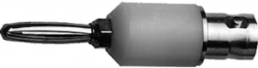 Koaxial-Adapter, 4 mm Steckerstift auf BNC-Buchse, gerade, 100023661