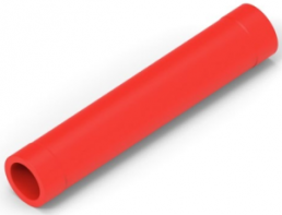 Stoßverbinder mit Isolation, 0,3-1,42 mm², AWG 22 bis 16, rot, 27.33 mm