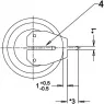 Nickel-Metallhydrid-Akkumulator, 80 mA·h, 3,6 V, Akkupack