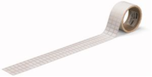 Polyester Etikett, (L x B) 15 x 9 mm, weiß, Rolle mit 3000 Stk