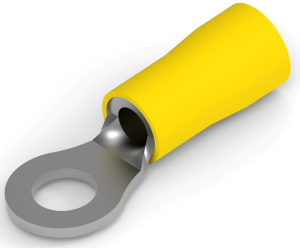 Isolierter Ringkabelschuh, 2,6-6,6 mm², AWG 12 bis 10, 5.2 mm, M5, gelb