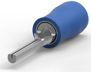 Isolierter Stiftkabelschuh, 1,0-2,6 mm², AWG 16 bis 14, 1.8 mm, blau
