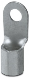 Unisolierter Ringkabelschuh, 50 mm², AWG 1, 8.4 mm, M8, metall