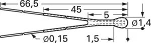 B57541G1104F000 TDK (EPCOS) NTC Thermistors