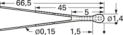 B57541G1104F000 TDK (EPCOS) NTC Thermistors