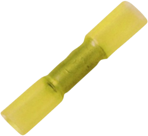 Stoßverbinder mit Isolation, 4,0-6,0 mm², gelb, 41 mm