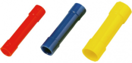 Stoßverbinder mit Isolation, 0,1-0,5 mm², gelb, 20 mm
