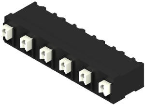 Leiterplattenklemme, 6-polig, RM 7.5 mm, 0,13-1,5 mm², 12 A, Federklemmanschluss, schwarz, 1473980000