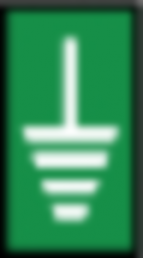 Polyamid Kabelmarkierer, Aufdruck "Symbol: Erde", (L x B x H) 3 x 5.5 x 5 mm, max. Bündel-Ø 2.2 mm, grün, 561-00735