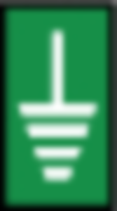 Polyamid Kabelmarkierer, Aufdruck "Symbol: Erde", (L x B x H) 3 x 9.6 x 8 mm, max. Bündel-Ø 5.3 mm, grün, 561-03735