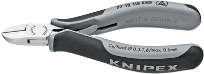 77 12 115 ESD Knipex Seitenschneider, Vornschneider Bild 1