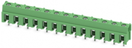 Leiterplattenklemme, 13-polig, RM 7.5 mm, 0,5-4,0 mm², 32 A, Schraubanschluss, grün, 1988215