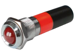 LED-Signalleuchte, 230 V (AC), 20 mcd, Einbau-Ø 14 mm, LED Anzahl: 1