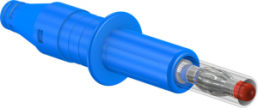 4 mm Stecker, Schraubanschluss, 2,5 mm², CAT II, blau, 66.9584-23
