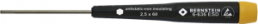 ESD Stiftschlüssel, 2,5 mm, Sechskant, KL 60 mm, L 160 mm, 6-636