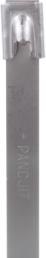 Kabelbinder, lösbar, Edelstahl, (L x B) 362 x 7.9 mm, Bündel-Ø 12.7 bis 102 mm, natur, UV-beständig, -60 bis 538 °C