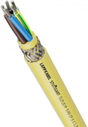 PUR Anschlussleitung ÖLFLEX 540 CP 2 x 0,75 mm², geschirmt, gelb