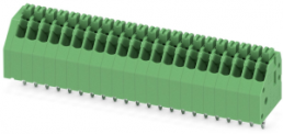 Leiterplattenklemme, 22-polig, RM 2.5 mm, 0,14-0,5 mm², 2 A, Federklemmanschluss, grün, 1989942