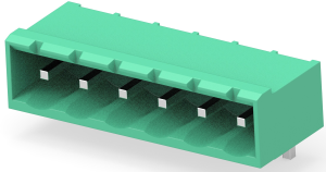 Leiterplattenklemme, 6-polig, RM 5 mm, 0,05-3 mm², 15 A, Stift, grün, 796644-6