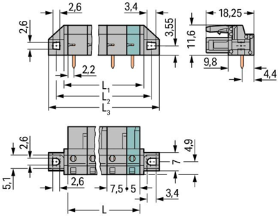 232-838/031-000 WAGO Steckverbindersysteme Bild 2