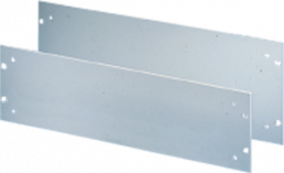 19'' Frontplatte mit Löchern für Griffe, 1 HE,4 mm, eloxiert