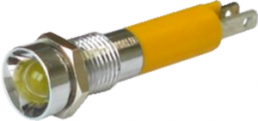 LED-Signalleuchte, 24 V (DC), gelb, 30 mcd, Einbau-Ø 8 mm, RM 4.3 mm, LED Anzahl: 1