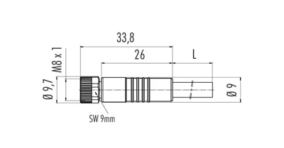 79 3382 55 04 binder Sensor-Aktor Kabel Bild 2