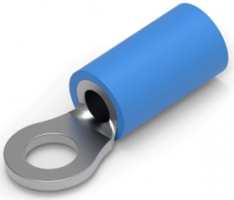 Isolierter Ringkabelschuh, 1,0-2,6 mm², AWG 16 bis 14, 8.33 mm, M8, blau