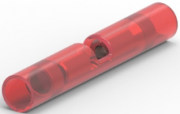 Stoßverbinder mit Isolation, 0,3-1,42 mm², AWG 22 bis 16, rot, 32.13 mm