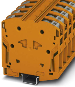 Hochstromklemme, Steckanschluss, 10-70 mm², 1-polig, 150 A, 8 kV, orange, 3260069