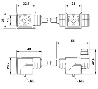 1458101 Phoenix Contact Sensor-Aktor Kabel Bild 2