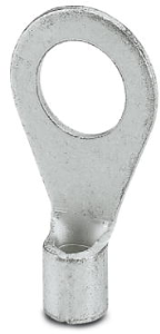 Unisolierter Ringkabelschuh, 2,6-6,0 mm², AWG 14 bis 10, 8.4 mm, M8, metall