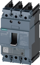 Leistungsschalter mit Startschutz (150-360 A), Kippbetätiger, 3-polig, 30 A, 800 V, (B x H x T) 76.2 x 140 x 76.5 mm, DIN-Schiene, 3VA5130-1MH31-0AA0