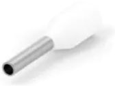 Isolierte Aderendhülse, 0,5 mm², 12 mm/6 mm lang, DIN 46228/4, weiß, 966067-1