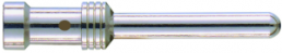 Stiftkontakt, 0,75 mm², AWG 18, Crimpanschluss, versilbert, 09338006114