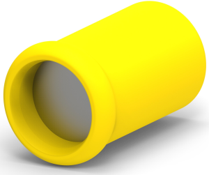 Folienverbinder mit Isolation, 3-6 mm², AWG 12 bis 10, gelb, 12.14 mm