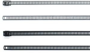Kabelbinder, Edelstahl, (L x B) 630 x 7 mm, Bündel-Ø 10 bis 180 mm, metall, -80 bis 538 °C