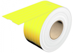 Polyvinylchlorid Etikett, (L x B) 90 x 8 mm, gelb, Rolle mit 1000 Stk