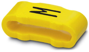 PVC Bezeichnungshülse, Aufdruck "M", (L x B) 11.3 x 4.3 mm, gelb, 0826611:M