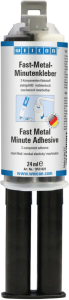 Fast-Metal Minutenkleber 24 ml Spritze, WEICON FAST-METAL MINUTENKLEBER 24 ML