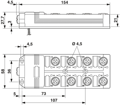 1437245 Phoenix Contact Sensor-Aktor Verteilerboxen Bild 2