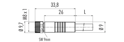 79 3382 52 04 binder Sensor-Aktor Kabel Bild 2