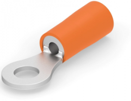 Isolierter Ringkabelschuh, 0,8-1,65 mm², AWG 18 bis 16, 3.68 mm, M3,5, orange